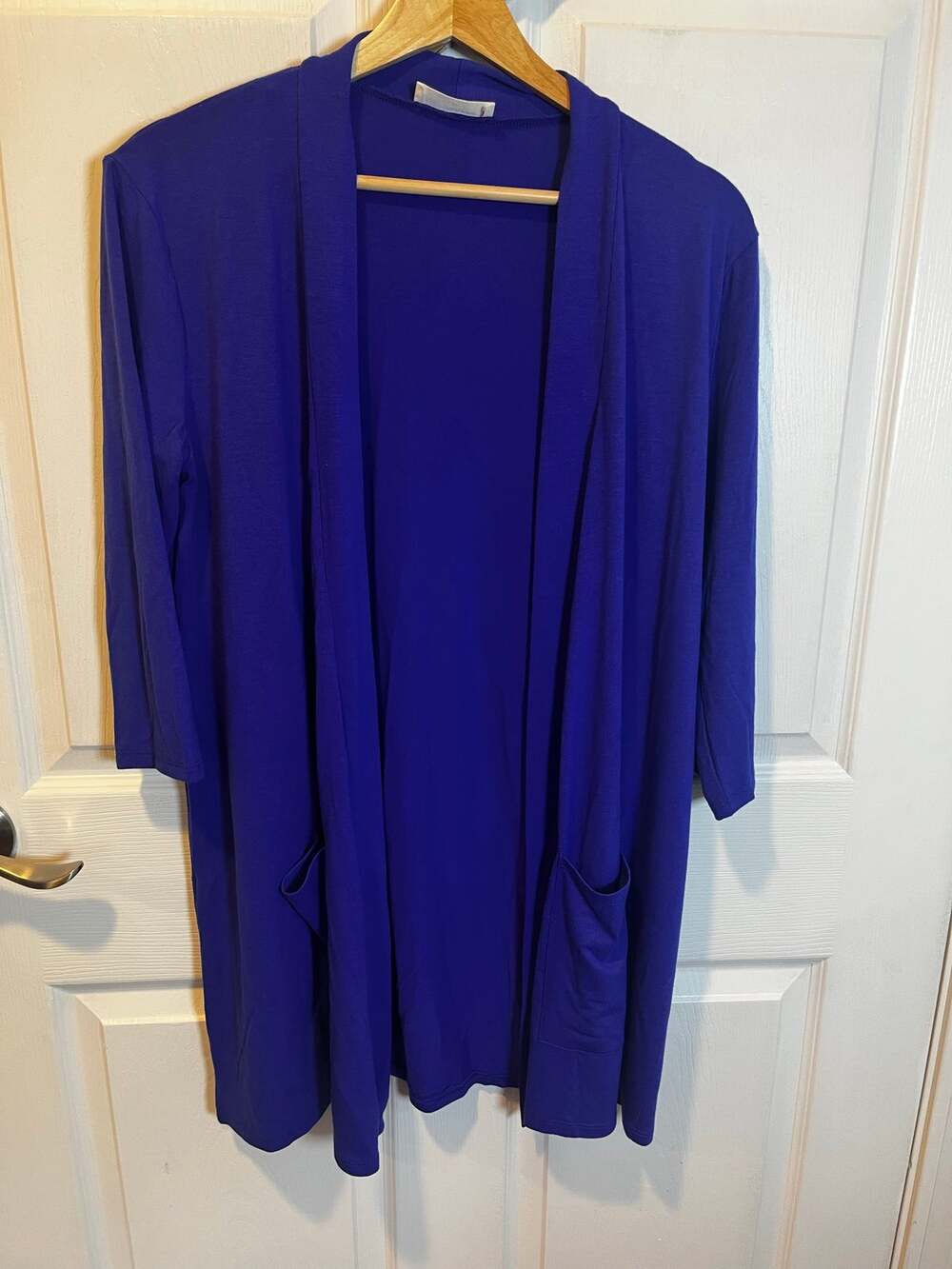 Royal Blue open knit cardigan. NWT from Zenana.